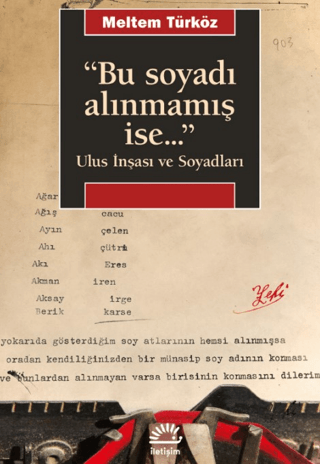 Bu Soyadı Alınmamış ise...
