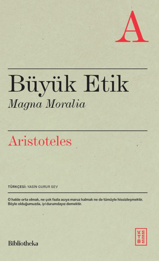 Büyük Etik - Magna Moralia Aristoteles