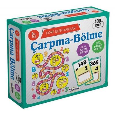 Çarpma Bölme 9 Yaş Dört İşlem Kartlar