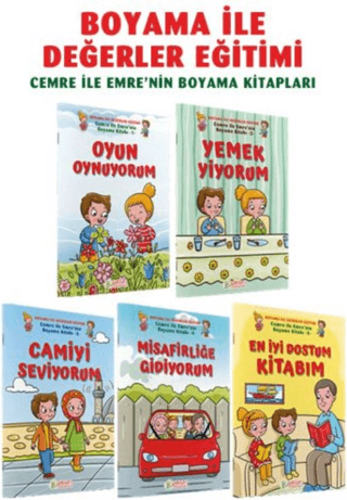 Cemre ile Emre'nin Boyama Kitapları (5 Cilt)