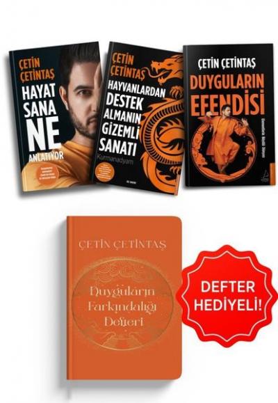 Çetin Çetintaş Defter Hediyeli Kitap Seti - 3 Kitap Takım Çetin Çetint