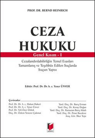 Ceza Hukuku Genel Kısım - 1