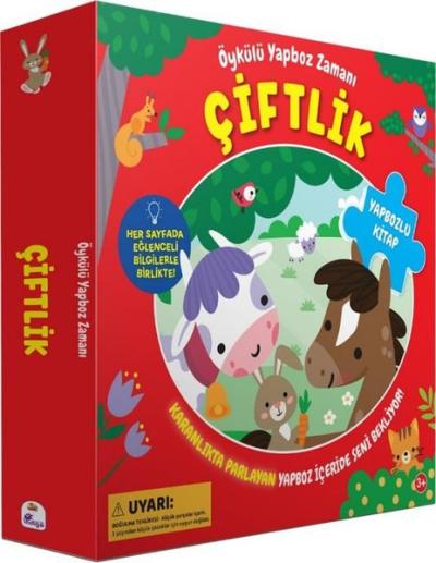 Çiftlik - Öykülü Yapboz Zamanı (Ciltli)