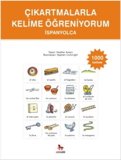 Çıkartmalarla Kelime Öğreniyorum - İspanyolca 1000 Kelime %20 indiriml