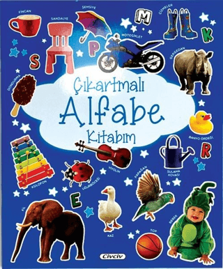 Çıkartmalı Alfabe Kitabım