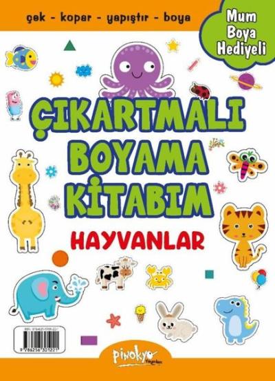 Çıkartmalı Boyama Kitabım - Hayvanlar Buçe Dayı