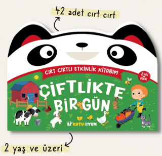 Cırt Cırtlı Etkinlik Kitabım - Çiftlikte Bir Gün (2+ Yaş)