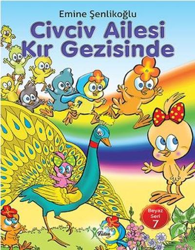 Civciv Ailesi Kır Gezisinde-Beyaz Seri 7