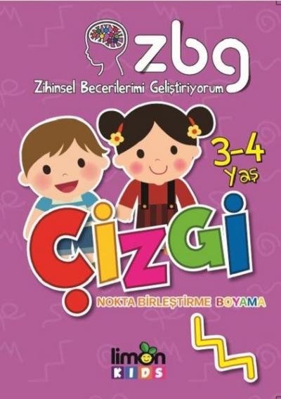Zihinsel Becerilerimi Geliştiriyorum 3-4 Yaş Çizgi Kollektif