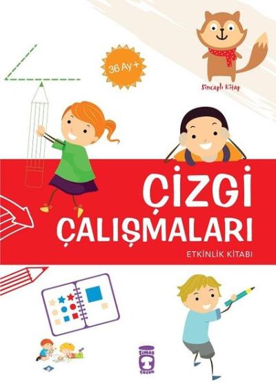 Çizgi Çalışmaları Etkinlik Kitabı  36+Ay