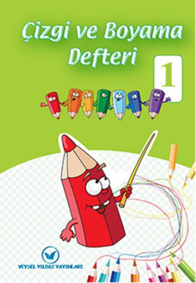 Çizgi ve Boyama Defteri 1 Veysel Yıldız