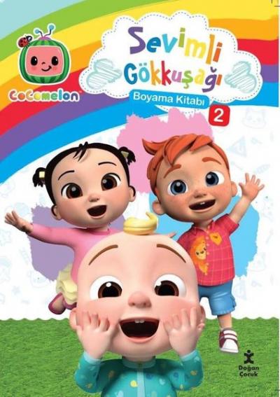 Cocomelon Sevimli Gökkuşağı Boyama Kitabı - 2 Kolektif
