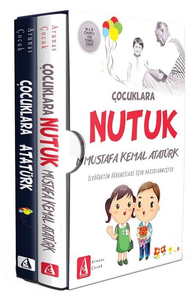 Çocuklar İçin Atatürk Kutulu Set (2 Kitap Takım) Mustafa Kemal Atatürk