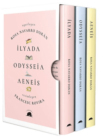 Çocuklar İçin Destanlar: İlyada - Odysseia - Aeneis (3 Kitap Takım)