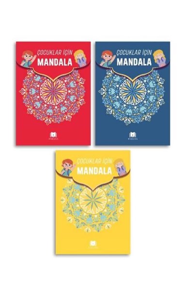 Çocuklar İçin Mandala Seti - 3 Kitap Takım Emine Yıldızgil