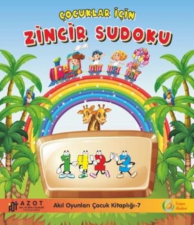 Çocuklar İçin Zincir Sudoku - Akıl Oyunları Çocuk Kitaplığı 7
