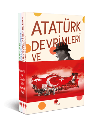 Çocuklar ve Gençler için Atatürk Seti - 4 Kitap