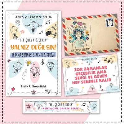 Çocuklarda Travma Sonrası Stres Bozukluğu - Kartpostal ve Ayraç - Çocuklar İçin Psikolojik Destek Se