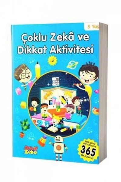 Çoklu Zeka ve Dikkat Aktivitesi 5 Yaş - Mavi Kitap