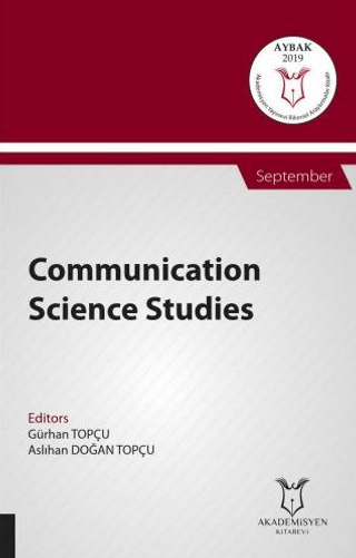 Communication Science Studies (AYBAK 2019 Eylül)