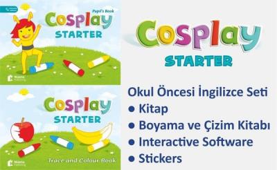Cosplay Starter Okul Öncesi İngilizce Eğitim Seti (Kitap + Boyama ve Ç