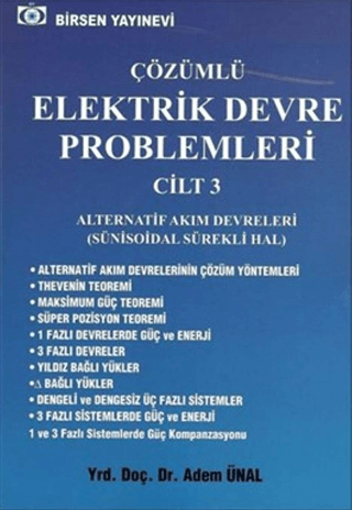 Çözümlü Elektrik Devre Problemleri Cilt: 3