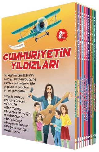 Cumhuriyetin Yıldızları Seti - 10 Kitap Takım - Kutulu Eda Bayrak