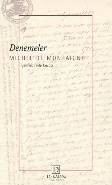 Denemeler (Cep Boy) Michel de Montaigne