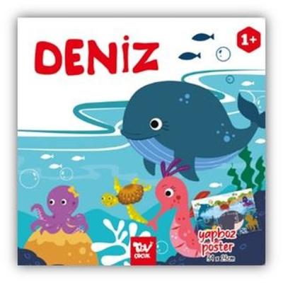 Deniz - Yapboz Poster Kitap (Ciltli)