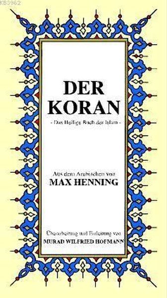 Der Koran ( Arapça-Almanca) Küçük Boy %25 indirimli Max Henning