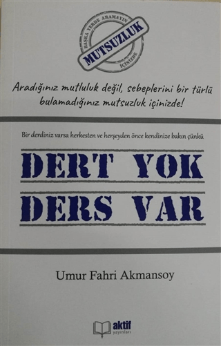 Dert yok Ders Var
