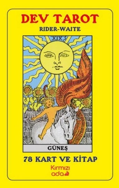 Dev Tarot - Kutulu-Rider Waite 78 Kart ve Kitap Pamela Colman Smith