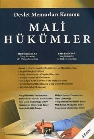 Devlet Memurları Kanunu Mali Hükümler