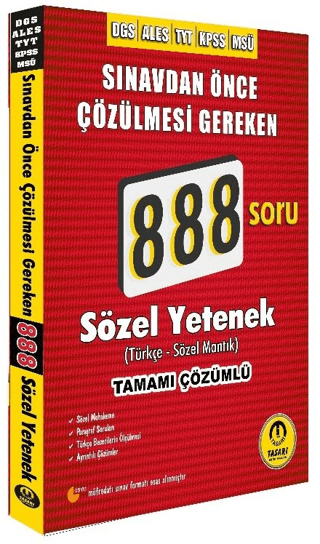 DGS ALES 888 Sözel Yetenek Video Çözümlü Soru Bankası