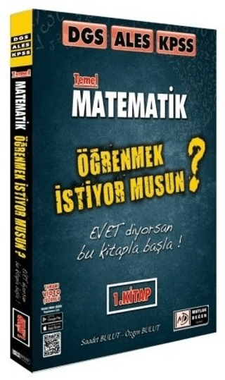 DGS ALES KPSS Temel Matematik Video Çözümlü Soru Bankası 1. Kitap