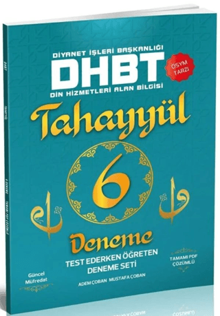DHBT 6 Deneme Çözümlü