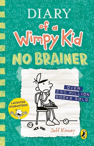 Diary of a Wimpy Kid No Brainer (Book 18) Jeff Kinney