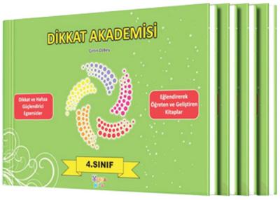 Dikkat Akademisi 4. Sınıf Seti (4 Kitap) Çetin Özbey
