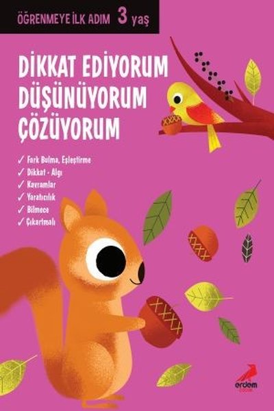 Dikkat Ediyorum Düşünüyorum Çözüyorum-Öğrenmeye İlk Adım 3 Yaş