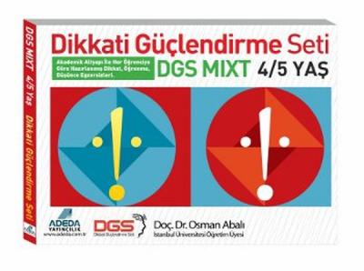 DGS MIXT Dikkati Güçlendirme Seti 4-5 Yaş Osman Abalı