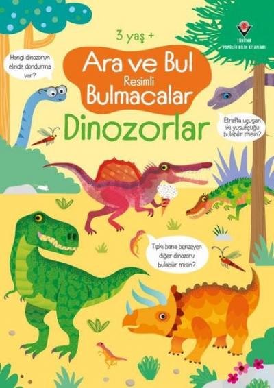 Dinozorlar - Ara ve Bul Resimli Bulmacalar Gareth Lucas