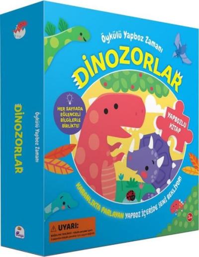 Dinozorlar - Öykülü Yapboz Zamanı (Ciltli)