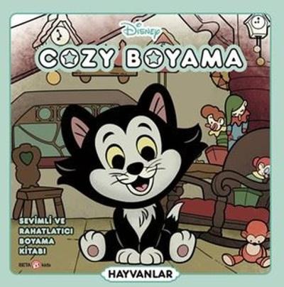 Disney Cozy Boyama - Hayvanlar - Sevimli ve Rahatlatıcı Boyama Kitabı