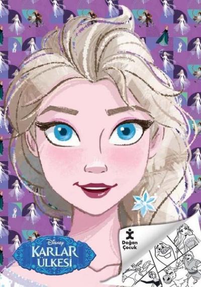 Disney Karlar Ülkesi - Kraliçe Elsa Boyama Kitabı Kolektif