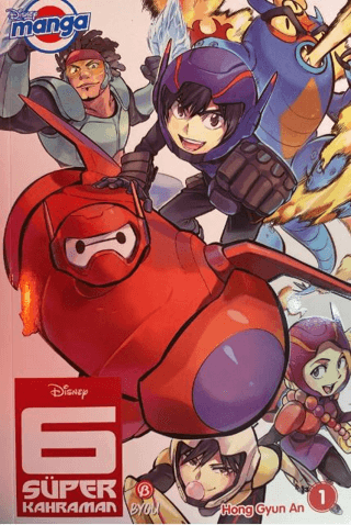 Disney Manga 6 Süper Kahraman - 1