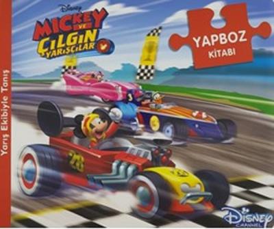 Disney Mickey ve Çılgın Yarışçılar - Yapboz Kitabı (Ciltli) Kolektif