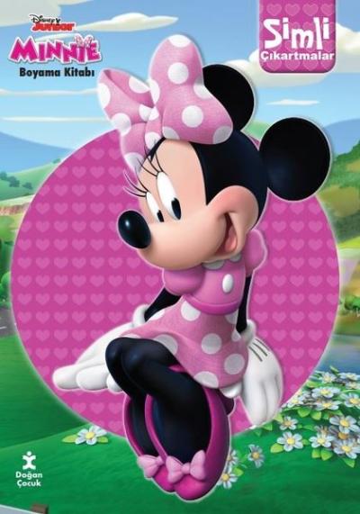 Disney Minnie Simli Çıkartmalı Boyama Kitabı Kolektif