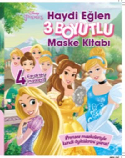 Disney Prenses 3 Boyutlu Maske Kitabı - Haydi Eğlen Kolektif