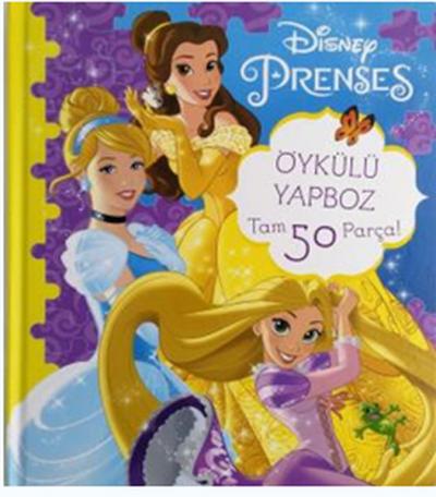 Disney Prenses Öykülü Yapboz Tam 50 Parça Kolektif