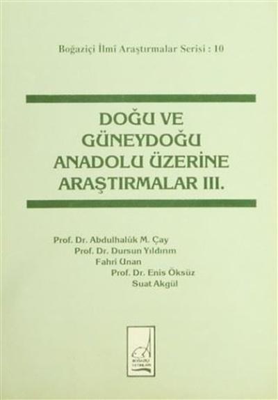 Doğu ve Güneydoğu Anadolu Üzerine Araştırmalar 3